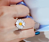 BTS Inspired Daisy Ring, Stainless Steel Ring, Daisy Jimin Fashion Style Ring, Statement Ring