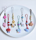 BTS Keychain. BT21 Inspired Characters Keychain. Kpop Accessories, Handmade for Fan
