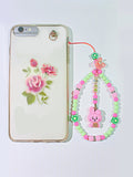 BTS BT21 Character Phone Charm: Beaded Lanyard Strap