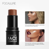 FOCALLURE Bronzer Highlighter Illuminator Cream Stick Waterproof