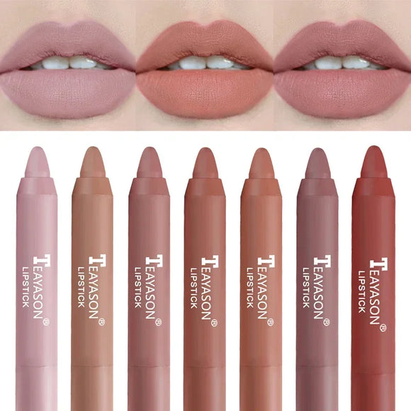 Waterproof Non Stick Velvet Matte Pencil Lipstick