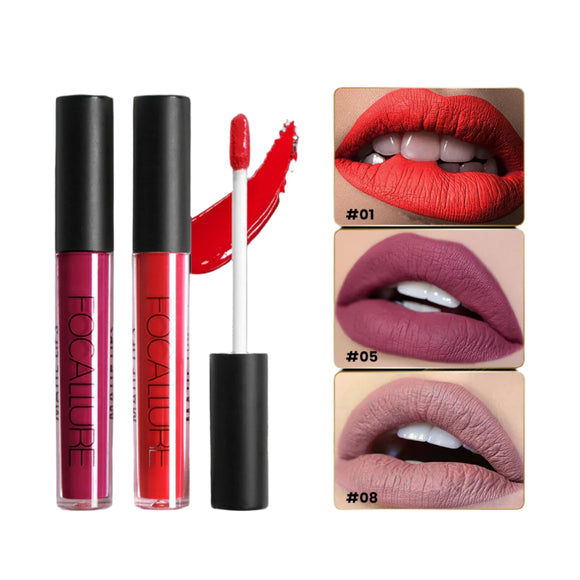 Matte Liquid Lipstick - Waterproof, Long-Lasting, Lightweight Lip Gloss