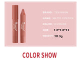 Waterproof Non Stick Velvet Matte Pencil Lipstick