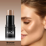 FOCALLURE Bronzer Highlighter Illuminator Cream Stick Waterproof