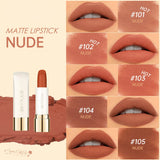 FOCALLURE Waterproof Natural Super Soft Matte Lipstick
