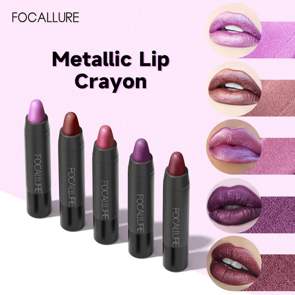 FOCALLURE 31-Color Matte Lipstick Pencil, Long-Lasting & Waterproof