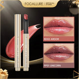 FOCALLURE Pearlescent Lip Moisturizing Long Lasting Shimmer Lipstick