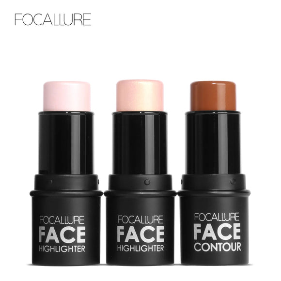 FOCALLURE Bronzer Highlighter Illuminator Cream Stick Waterproof