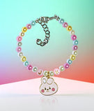 BT21 Chimmy & Cooky Bracelet: BTS Inspired Faux Pearl Jewelry