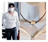 BTS Kim Taehyung Inspired Choker: Boho Ethnic Necklace