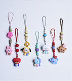 BTS Keychain. BT21 Inspired Characters Keychain. Kpop Accessories, Handmade for Fan