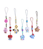 BTS Keychain. BT21 Inspired Characters Keychain. Kpop Accessories, Handmade for Fan