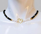 BTS ARMY Necklace, Celestial Moon Star Choker, Angel Wing Pendant