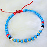 BTS inspired Jimin Blue Bracelet. BTS Inspired Jewelry. Blue Beaded Bracelet