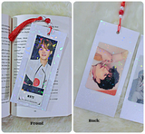 BTS Bookmarks, Double sided Holographic Glitter Photo bookmarks