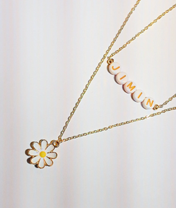 BTS Jimin Daisy Flower Necklace