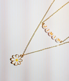 BTS Jimin Daisy Flower Necklace