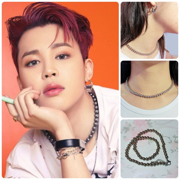 KPop Idol BTS V Taehyung Sterling Silver SMILE Necklace Bracelet Bangtan  boys
