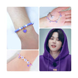 I Purple You BTS. BTS Jimin Style Bracelet. Jimin Army Bracelet.