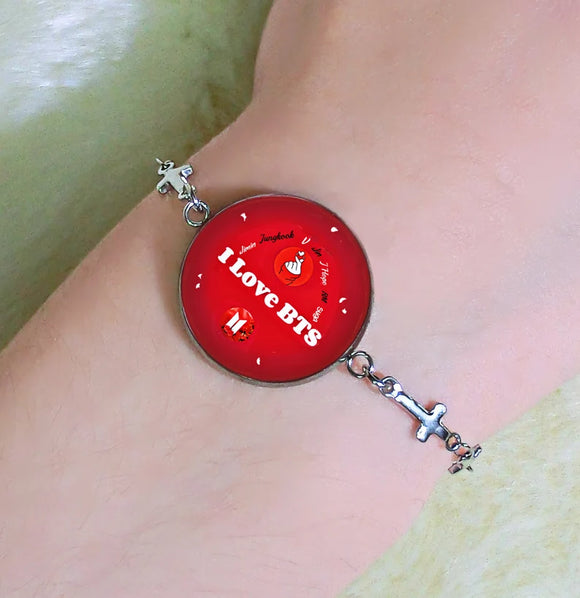 BTS Bracelet. Army Love BTS Bracelet. BTS Jewelry and Accessories.