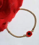 3D Poppy Flower Necklace